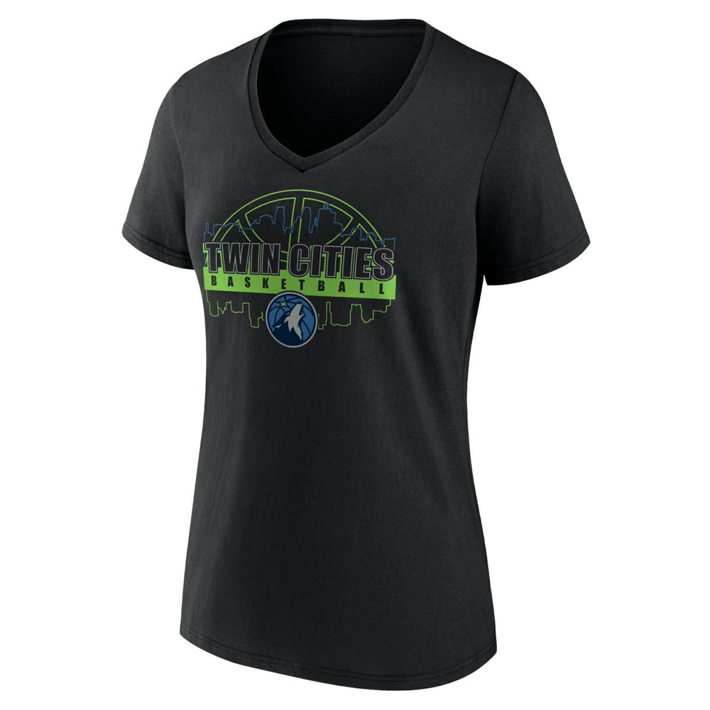 Minnesota Timberwolves Women's Core Hometown Launch V-Neck T-Shirt Outlet