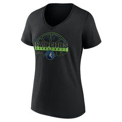 Minnesota Timberwolves Women's Core Hometown Launch V-Neck T-Shirt Outlet