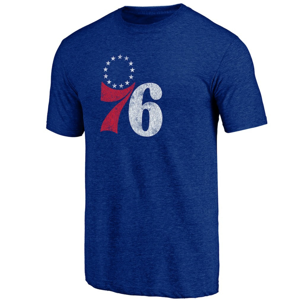 Philadelphia 76ers Distressed Tri-Blend T-Shirt Online