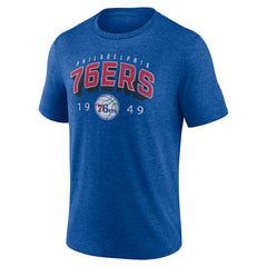 Philadelphia 76ers Backboard Tri-Blend T-Shirt Discount