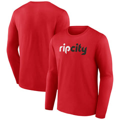 Portland Trail Blazers Alternate Logo Long Sleeve T-Shirt Online