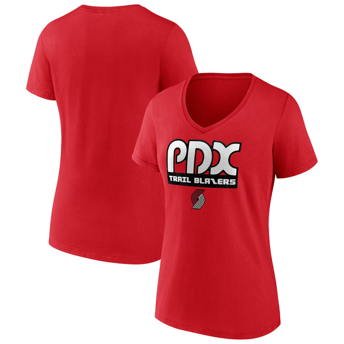 Portland Trail Blazers Women's Team Pride V-Neck T-Shirt Discount