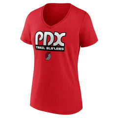 Portland Trail Blazers Women's Team Pride V-Neck T-Shirt Discount