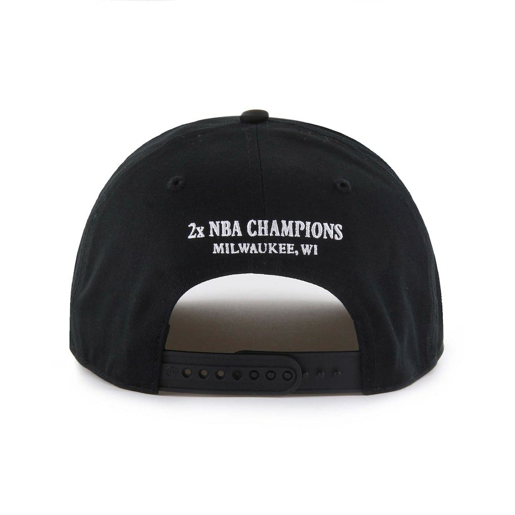 Milwaukee Bucks '47 Every Time Past Champs Hitch Adjustable Hat Discount