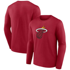 Miami Heat Primary Logo Long Sleeve T-Shirt On Sale