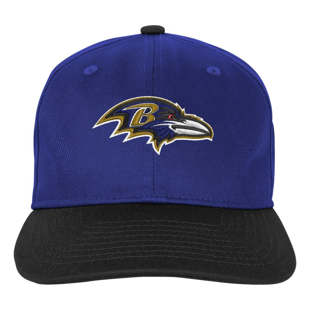 Baltimore Ravens  Outerstuff Youth True Retro Adjustable Hat