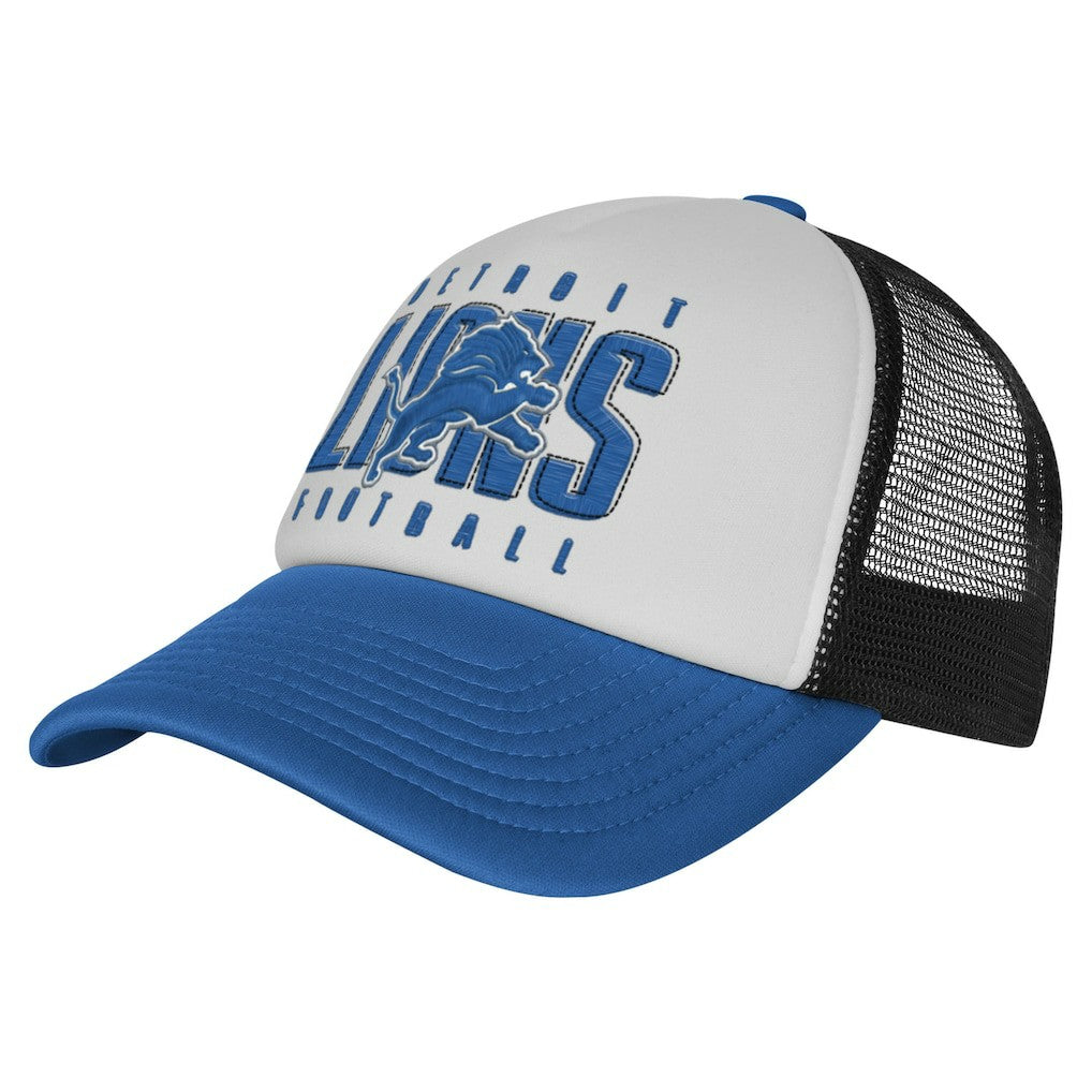 Detroit Lions  Youth Essentials Trucker Adjustable Hat