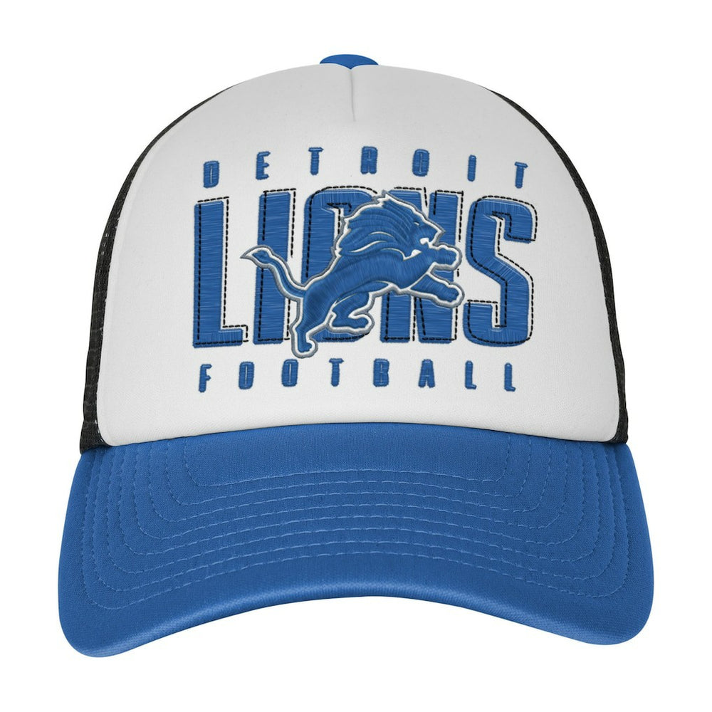 Detroit Lions  Youth Essentials Trucker Adjustable Hat