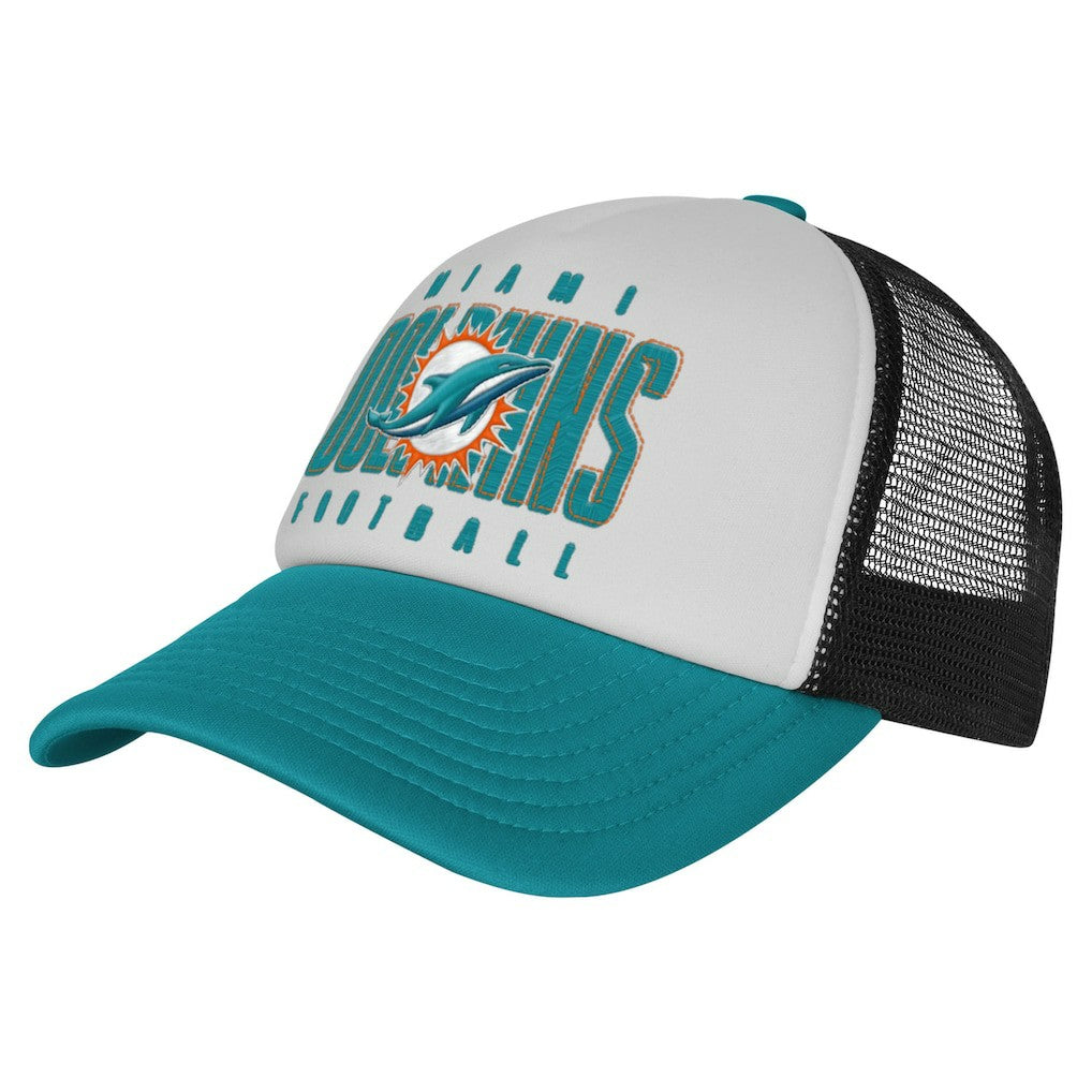 Miami Dolphins  Youth Essentials Trucker Adjustable Hat