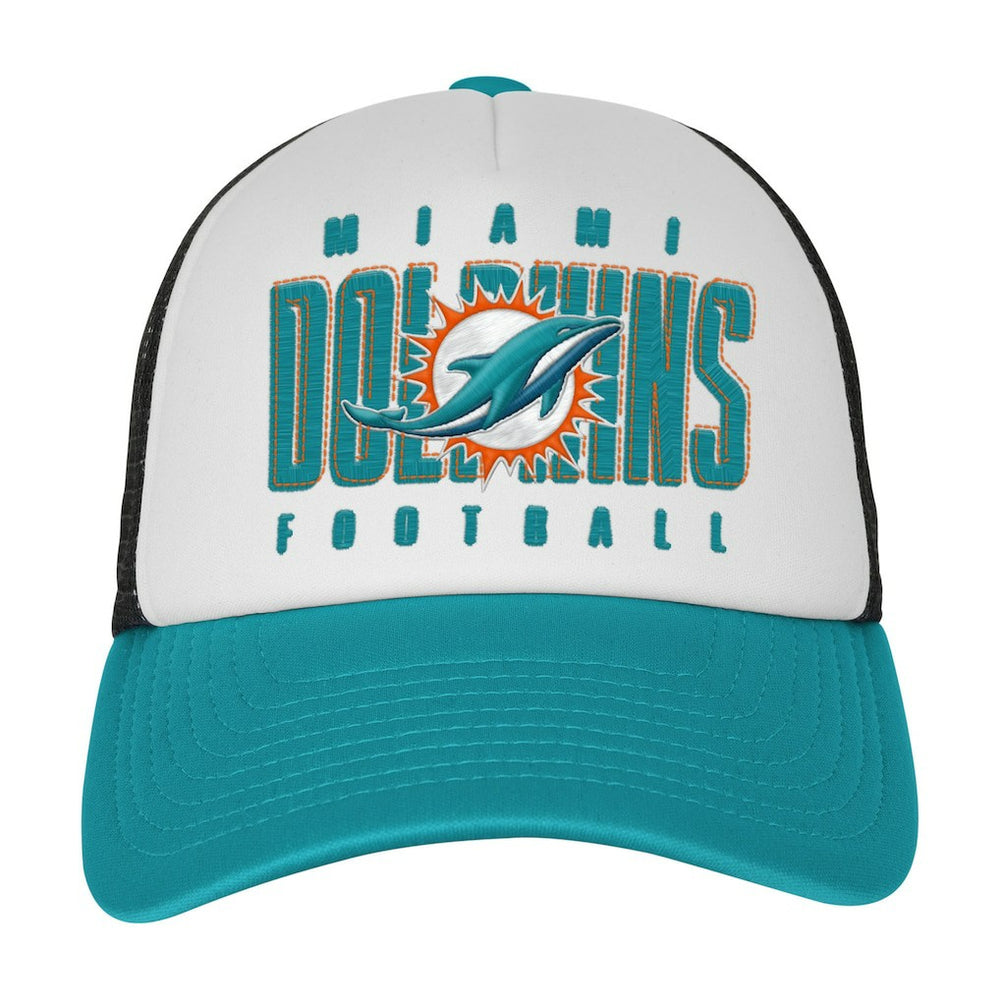 Miami Dolphins  Youth Essentials Trucker Adjustable Hat