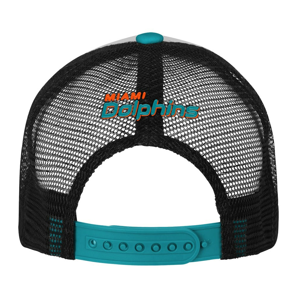 Miami Dolphins  Youth Essentials Trucker Adjustable Hat