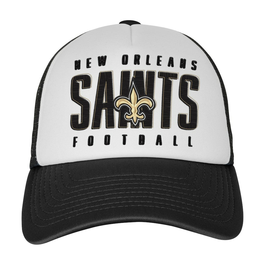 New Orleans Saints  Youth Essentials Trucker Adjustable Hat