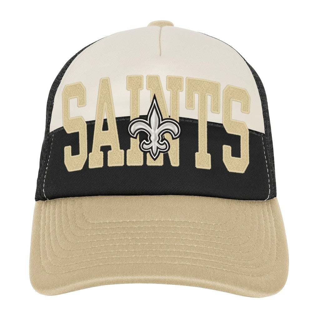 New Orleans Saints  Youth Modern Fan Trucker Adjustable Hat