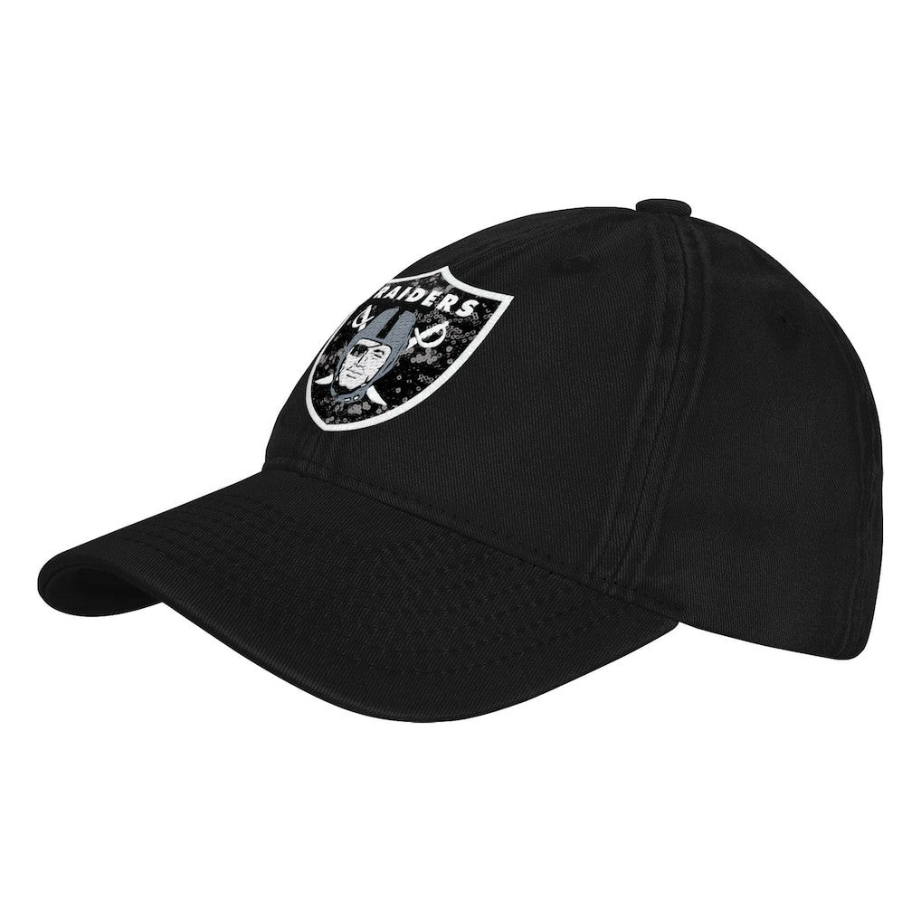 Las Vegas Raiders  Outerstuff Girls Youth Gridiron Adjustable Hat