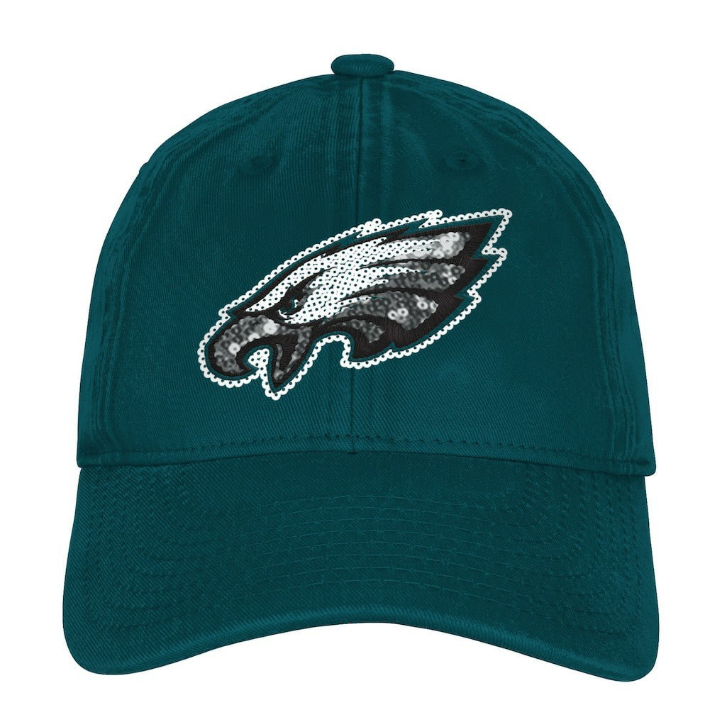 Philadelphia Eagles  Outerstuff Girls Youth Gridiron Adjustable Hat