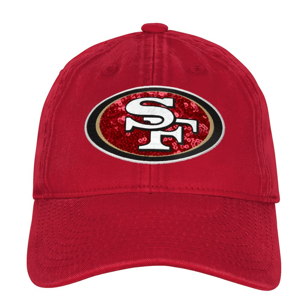 San Francisco 49ers  Outerstuff Girls Youth Gridiron Adjustable Hat