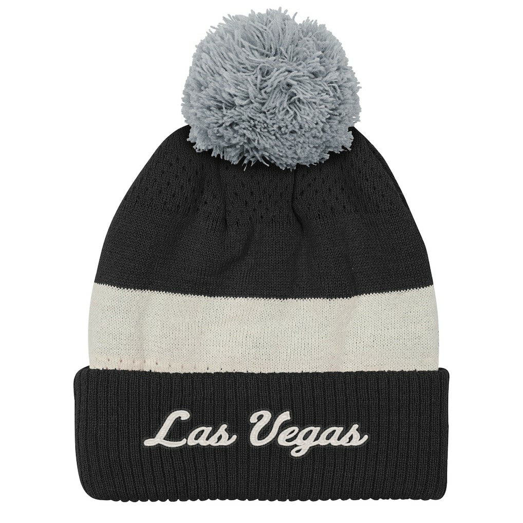 Las Vegas Raiders  Outerstuff Youth Modern Fan Cuffed Knit Hat with Pom