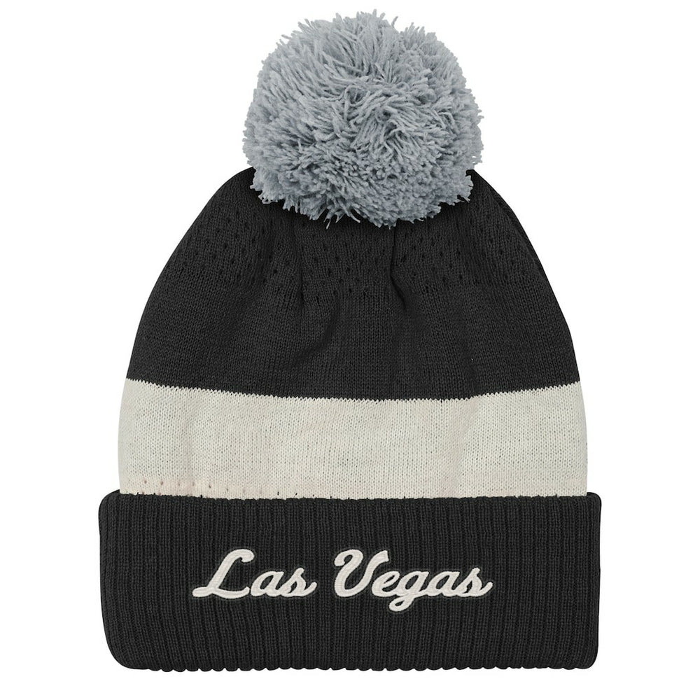 Las Vegas Raiders  Outerstuff Youth Modern Fan Cuffed Knit Hat with Pom