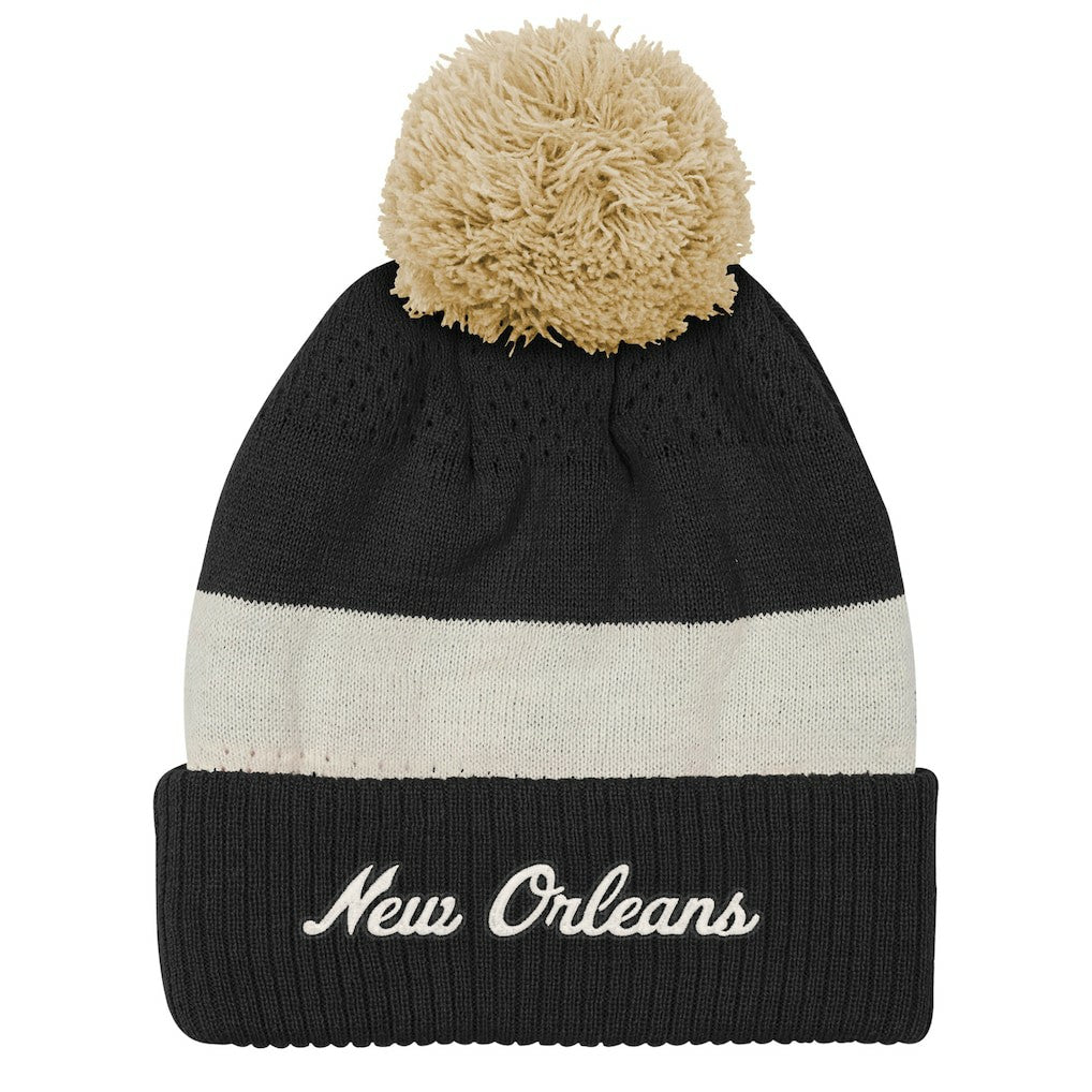 New Orleans Saints  Outerstuff Youth Modern Fan Cuffed Knit Hat with Pom