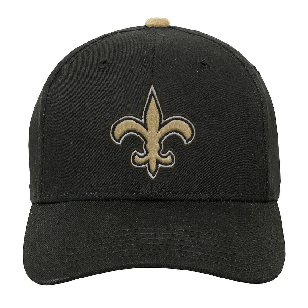 New Orleans Saints  Outerstuff Youth Team Pre-Curved Adjustable Hat
