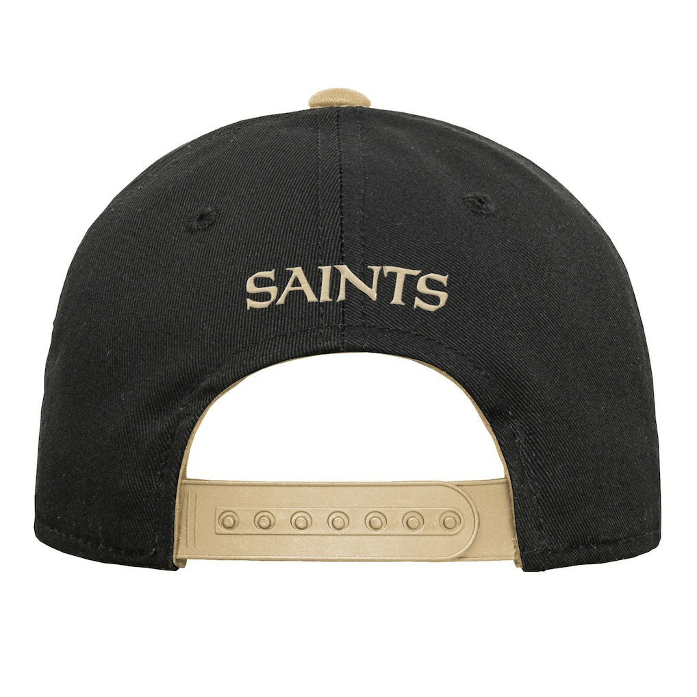 New Orleans Saints  Outerstuff Youth Team Pre-Curved Adjustable Hat