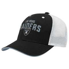 Las Vegas Raiders  Outerstuff Youth Core Lockup Trucker Adjustable Hat