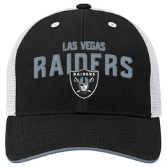 Las Vegas Raiders  Outerstuff Youth Core Lockup Trucker Adjustable Hat
