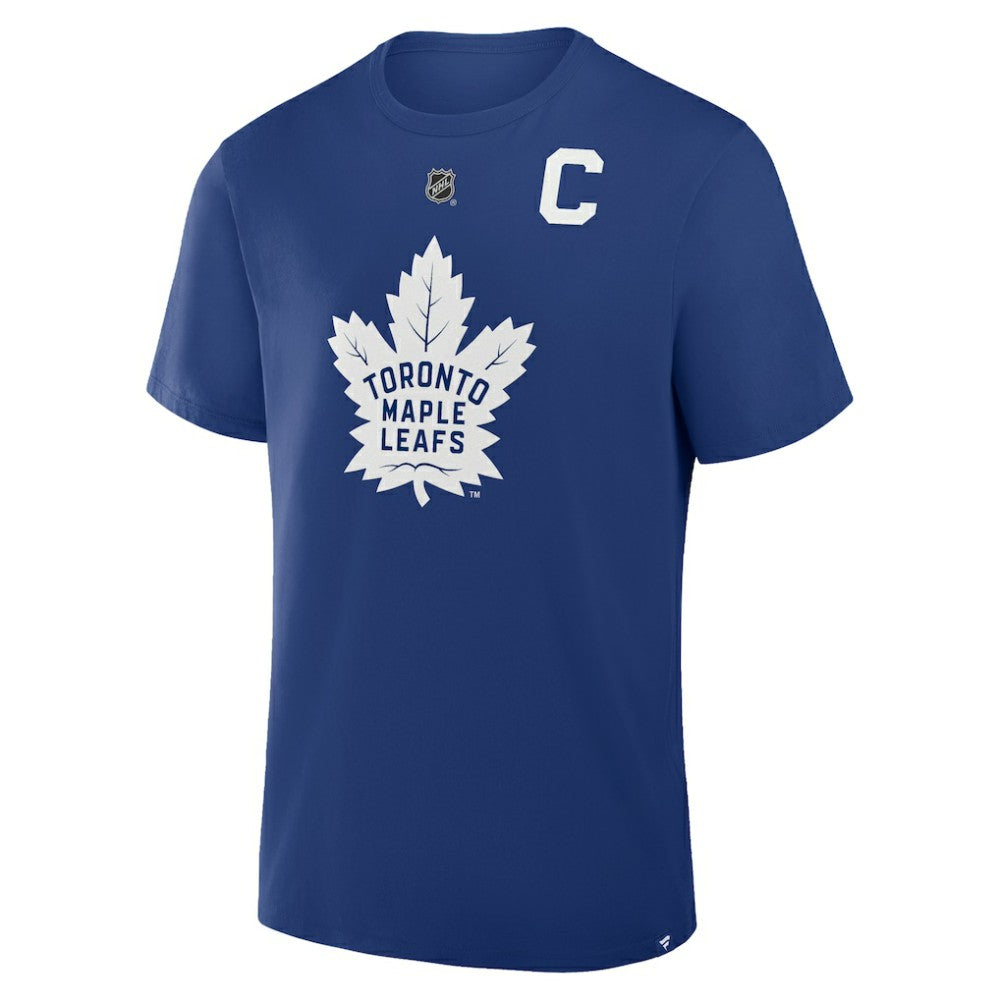 Auston Matthews Toronto Maple Leafs Fanatics Authentic Stack Name & Number T-Shirt On Sale