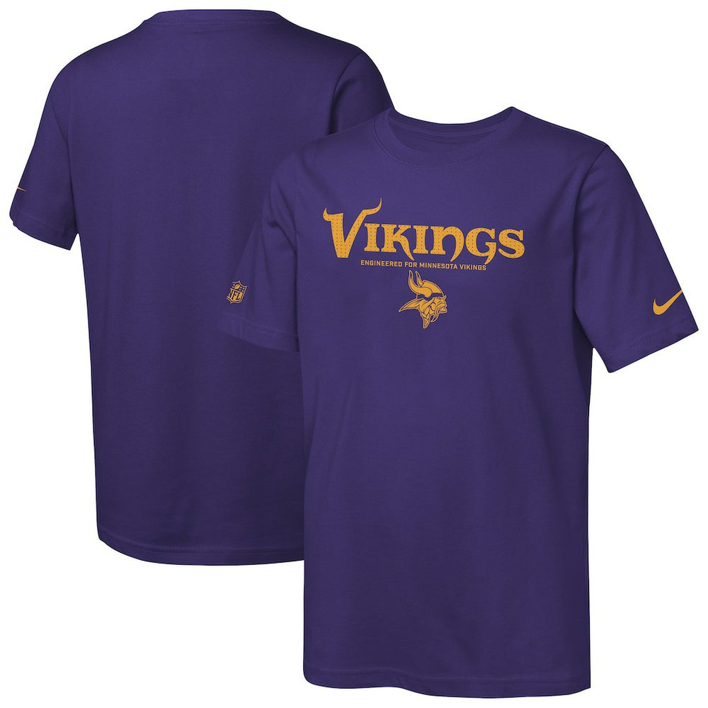 Minnesota Vikings Nike Youth Sideline Team Issue T-Shirt