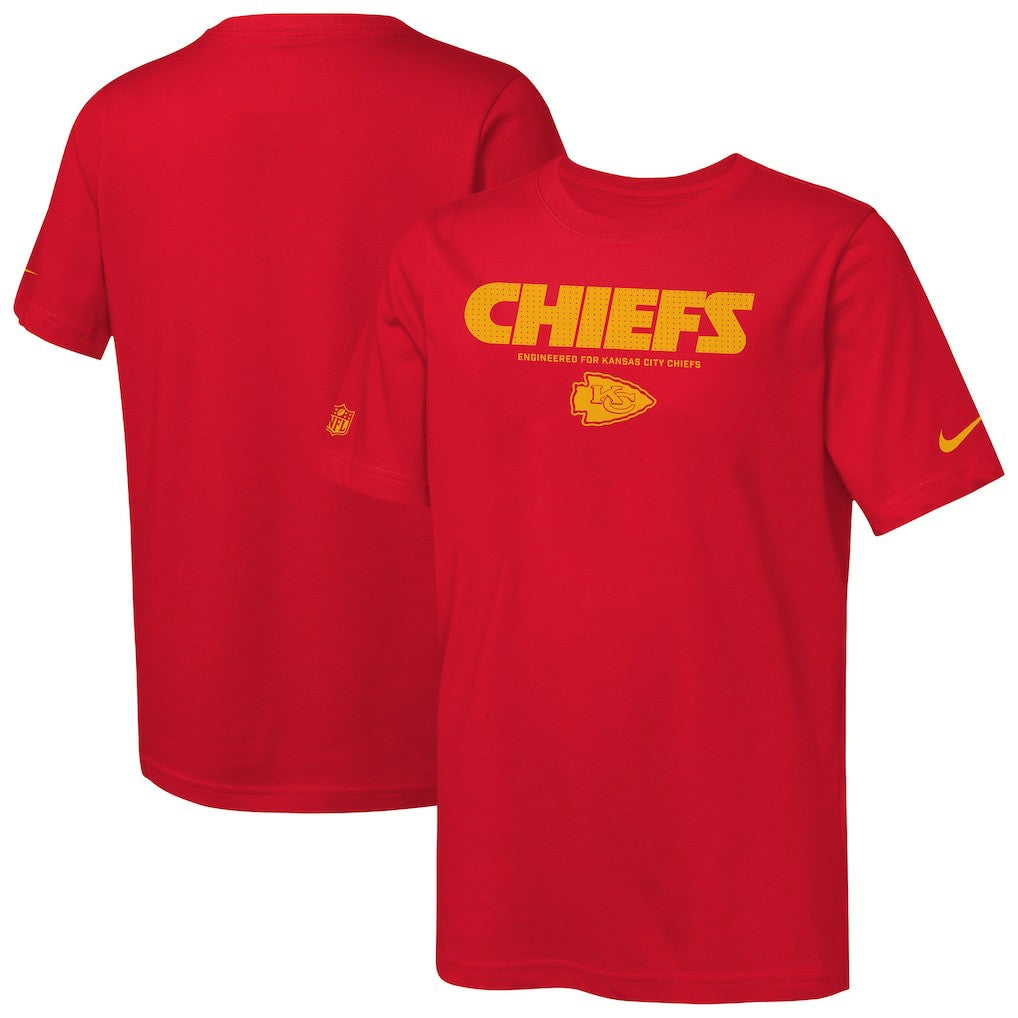 Kansas City Chiefs Nike Youth Sideline Team Issue T-Shirt