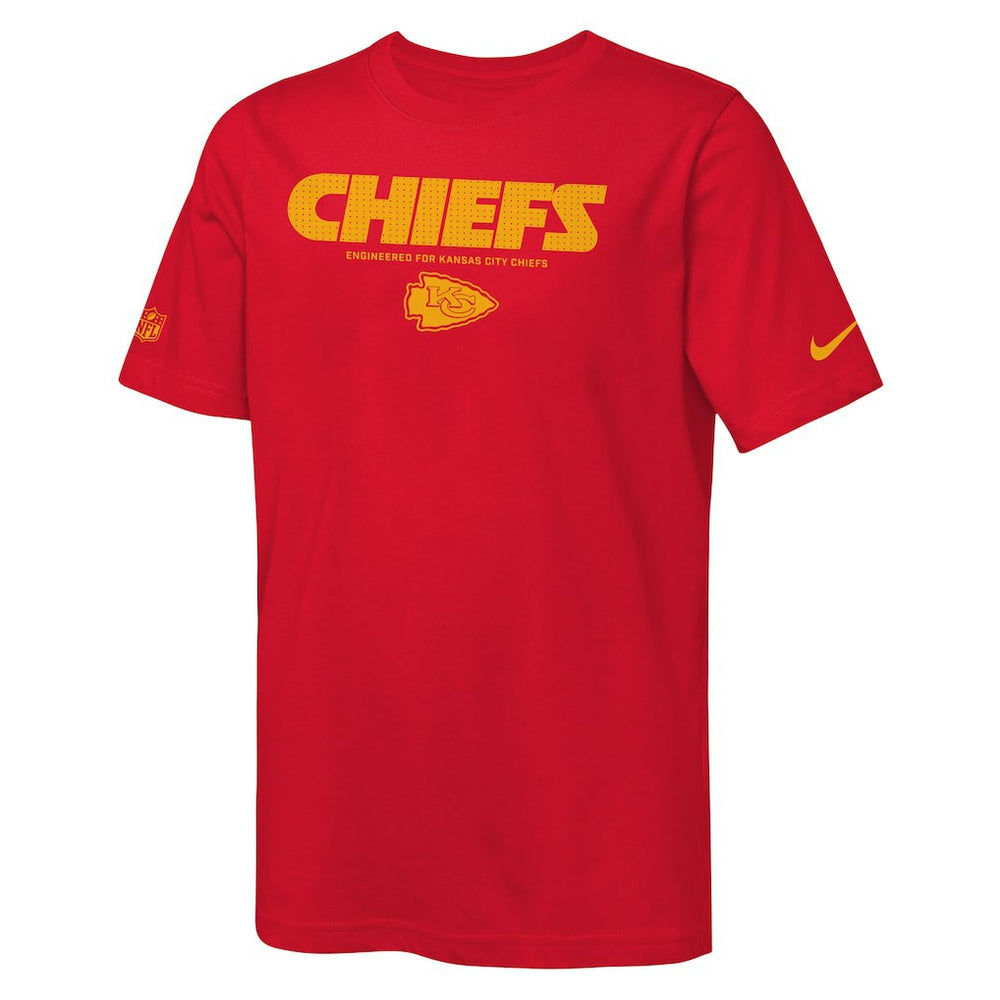 Kansas City Chiefs Nike Youth Sideline Team Issue T-Shirt