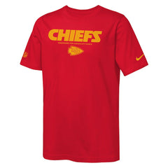 Kansas City Chiefs Nike Youth Sideline Team Issue T-Shirt