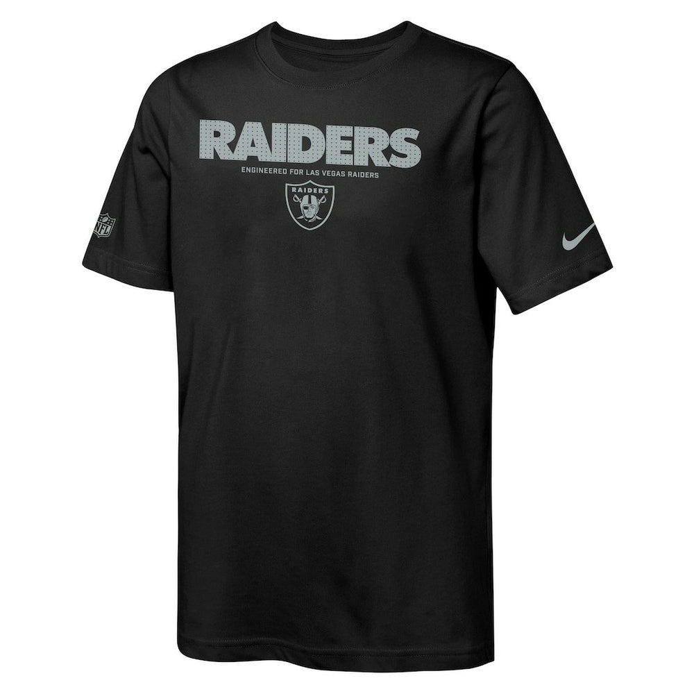 Las Vegas Raiders Nike Youth Sideline Team Issue T-Shirt