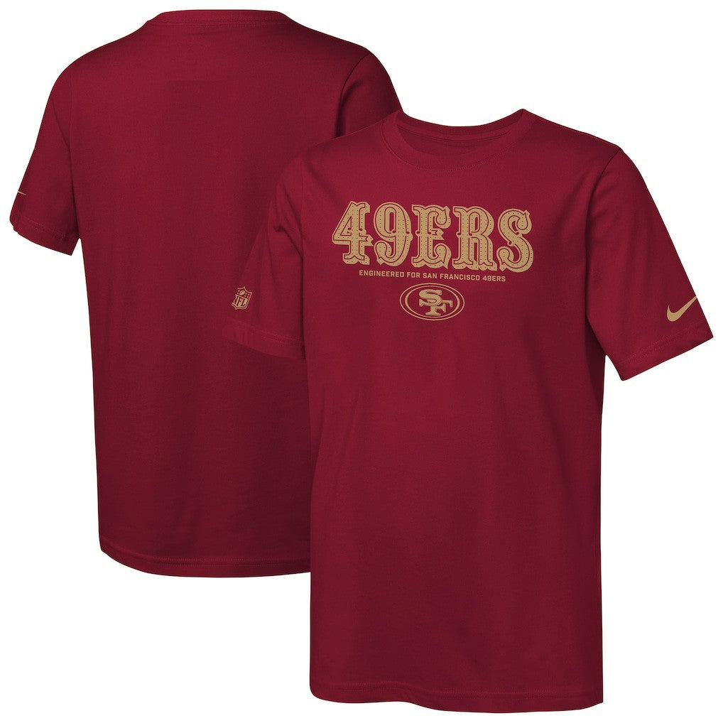 San Francisco 49ers Nike Youth Sideline Team Issue T-Shirt