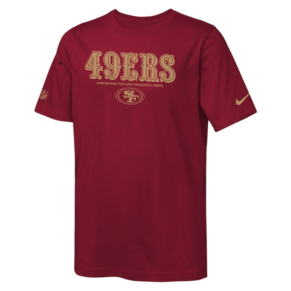 San Francisco 49ers Nike Youth Sideline Team Issue T-Shirt