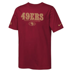 San Francisco 49ers Nike Youth Sideline Team Issue T-Shirt