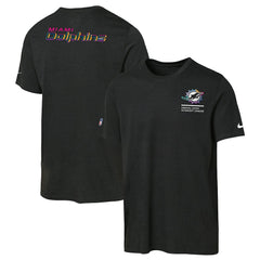 Miami Dolphins Nike Youth 2025 NFL Crucial Catch Tri-Blend Dri-FIT T-Shirt