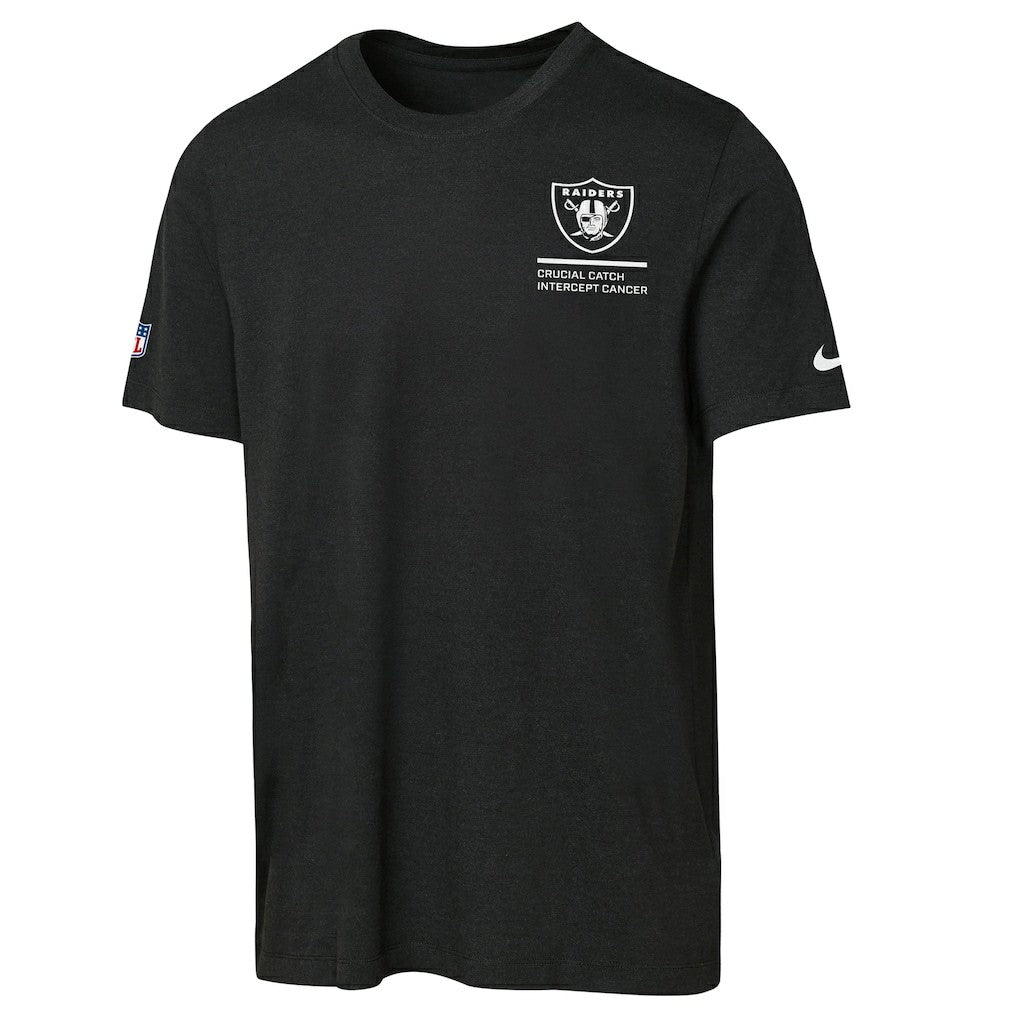 Las Vegas Raiders Nike Youth 2025 NFL Crucial Catch Tri-Blend Dri-FIT T-Shirt