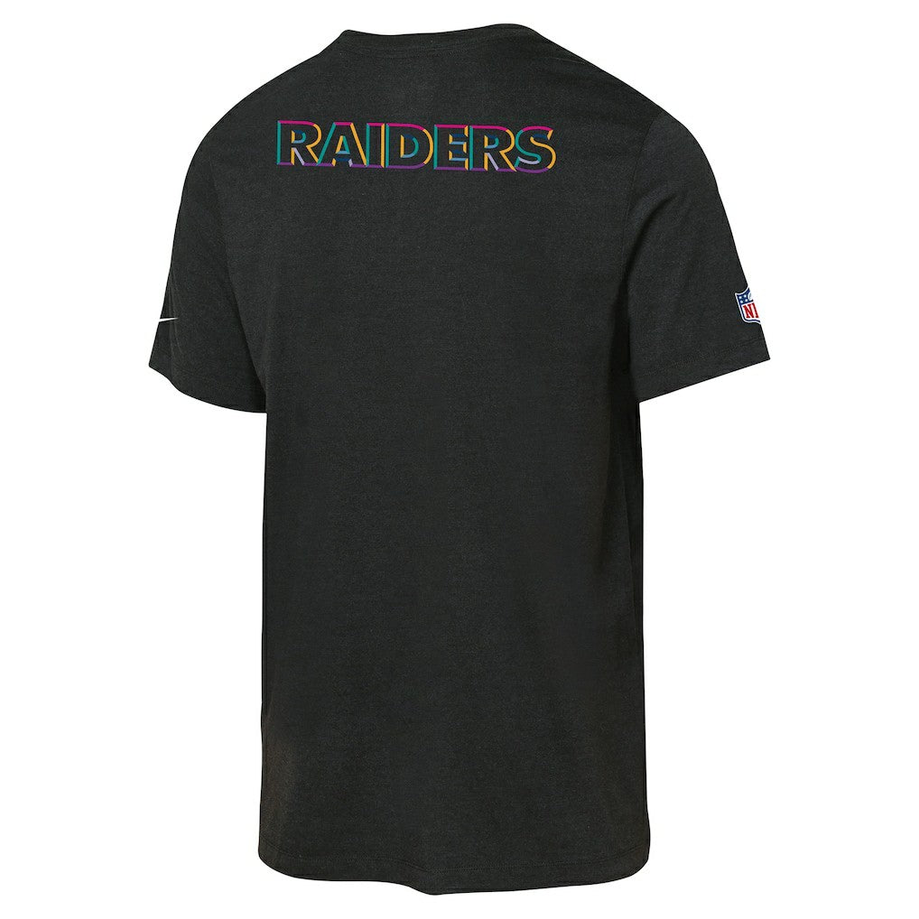 Las Vegas Raiders Nike Youth 2025 NFL Crucial Catch Tri-Blend Dri-FIT T-Shirt