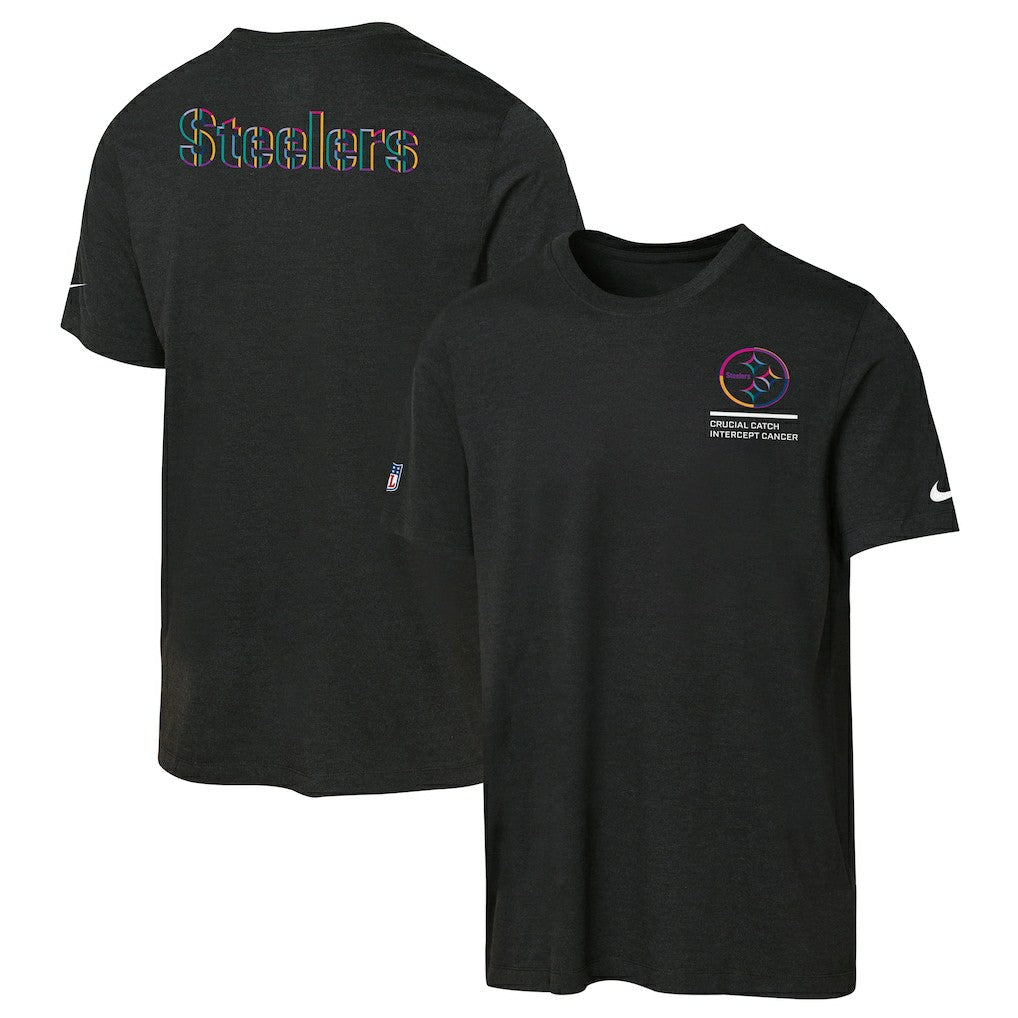 Pittsburgh Steelers Nike Youth 2025 NFL Crucial Catch Tri-Blend Dri-FIT T-Shirt