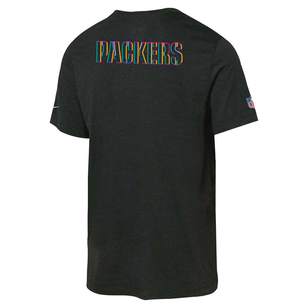 Green Bay Packers Nike Youth 2025 NFL Crucial Catch Tri-Blend Dri-FIT T-Shirt