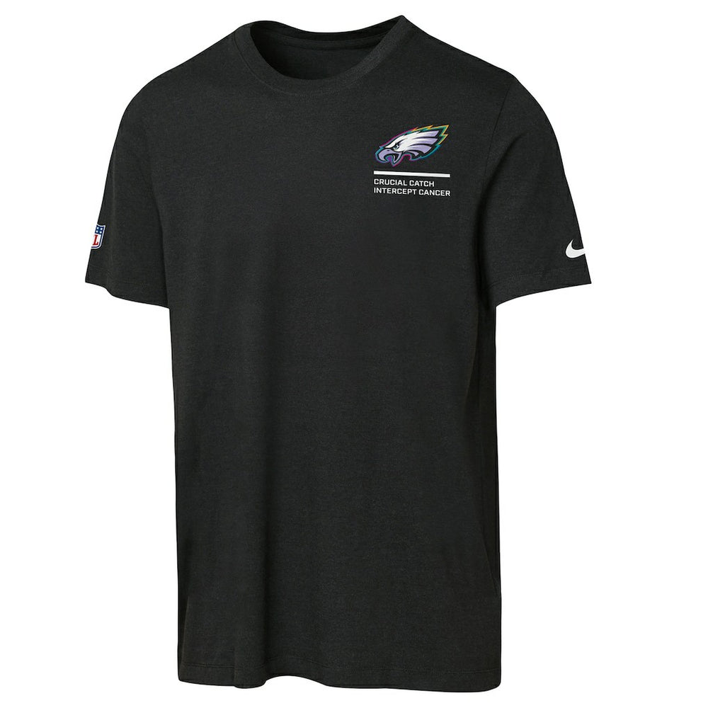 Philadelphia Eagles Nike Youth 2025 NFL Crucial Catch Tri-Blend Dri-FIT T-Shirt
