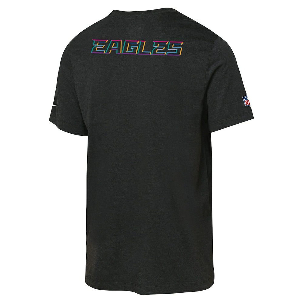 Philadelphia Eagles Nike Youth 2025 NFL Crucial Catch Tri-Blend Dri-FIT T-Shirt
