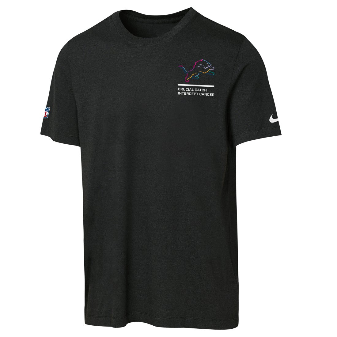 Detroit Lions Nike Youth 2025 NFL Crucial Catch Tri-Blend Dri-FIT T-Shirt