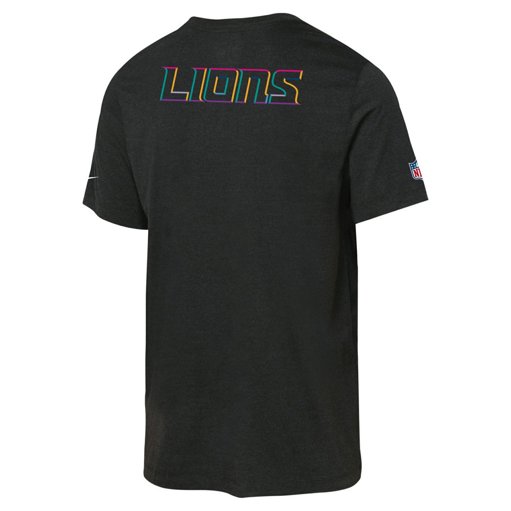 Detroit Lions Nike Youth 2025 NFL Crucial Catch Tri-Blend Dri-FIT T-Shirt