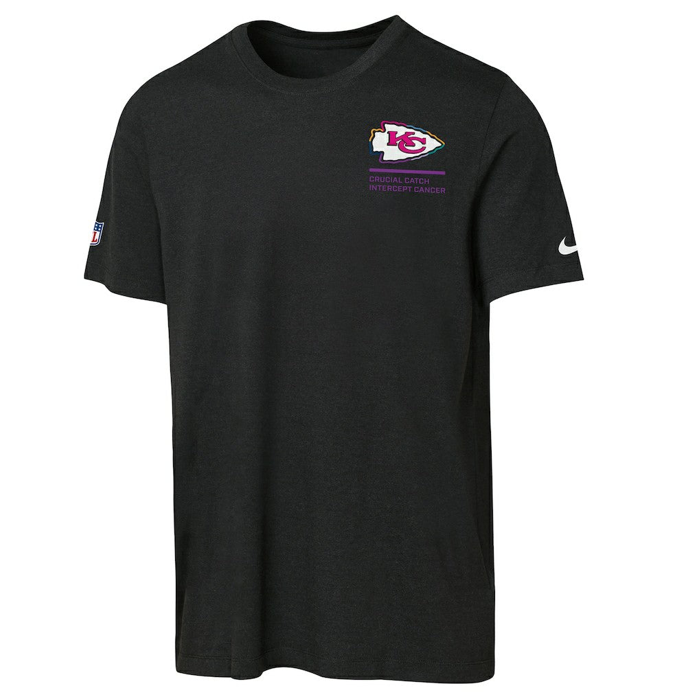 Kansas City Chiefs Nike Youth 2025 NFL Crucial Catch Tri-Blend Dri-FIT T-Shirt