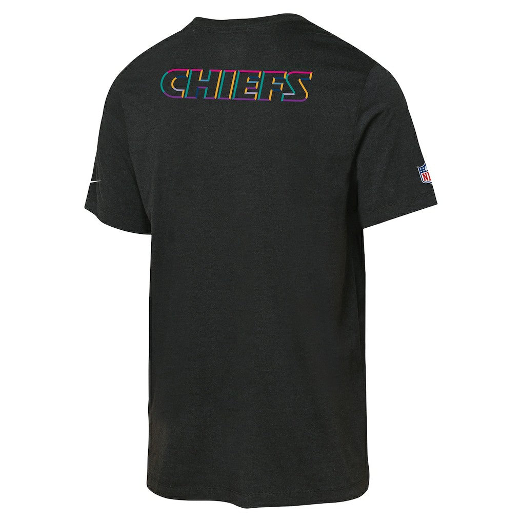 Kansas City Chiefs Nike Youth 2025 NFL Crucial Catch Tri-Blend Dri-FIT T-Shirt