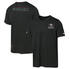 San Francisco 49ers Nike Youth 2025 NFL Crucial Catch Tri-Blend Dri-FIT T-Shirt