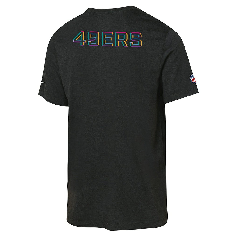 San Francisco 49ers Nike Youth 2025 NFL Crucial Catch Tri-Blend Dri-FIT T-Shirt