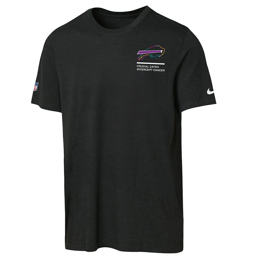 Buffalo Bills Nike Youth 2025 NFL Crucial Catch Tri-Blend Dri-FIT T-Shirt